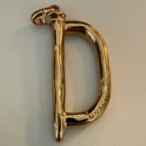 UNO de 50 Gold Letter D Pendant